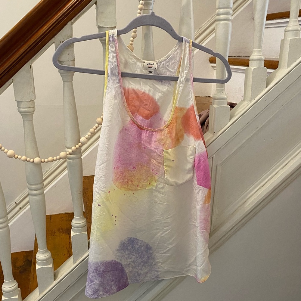 Aritzia ✨💜 Wilfred Silk Tank - Sz. L